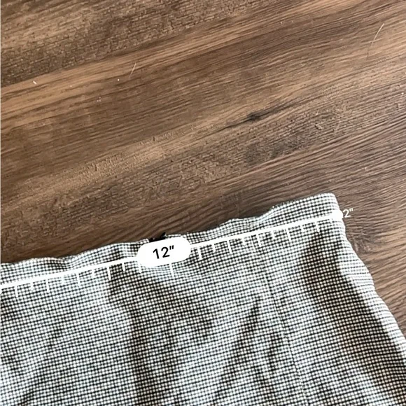 Shinestar plaid black white mini skirt - Picture 3 of 5